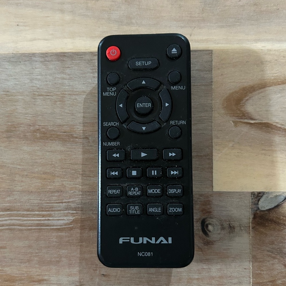 Funai NC081 DVD Player Remote.